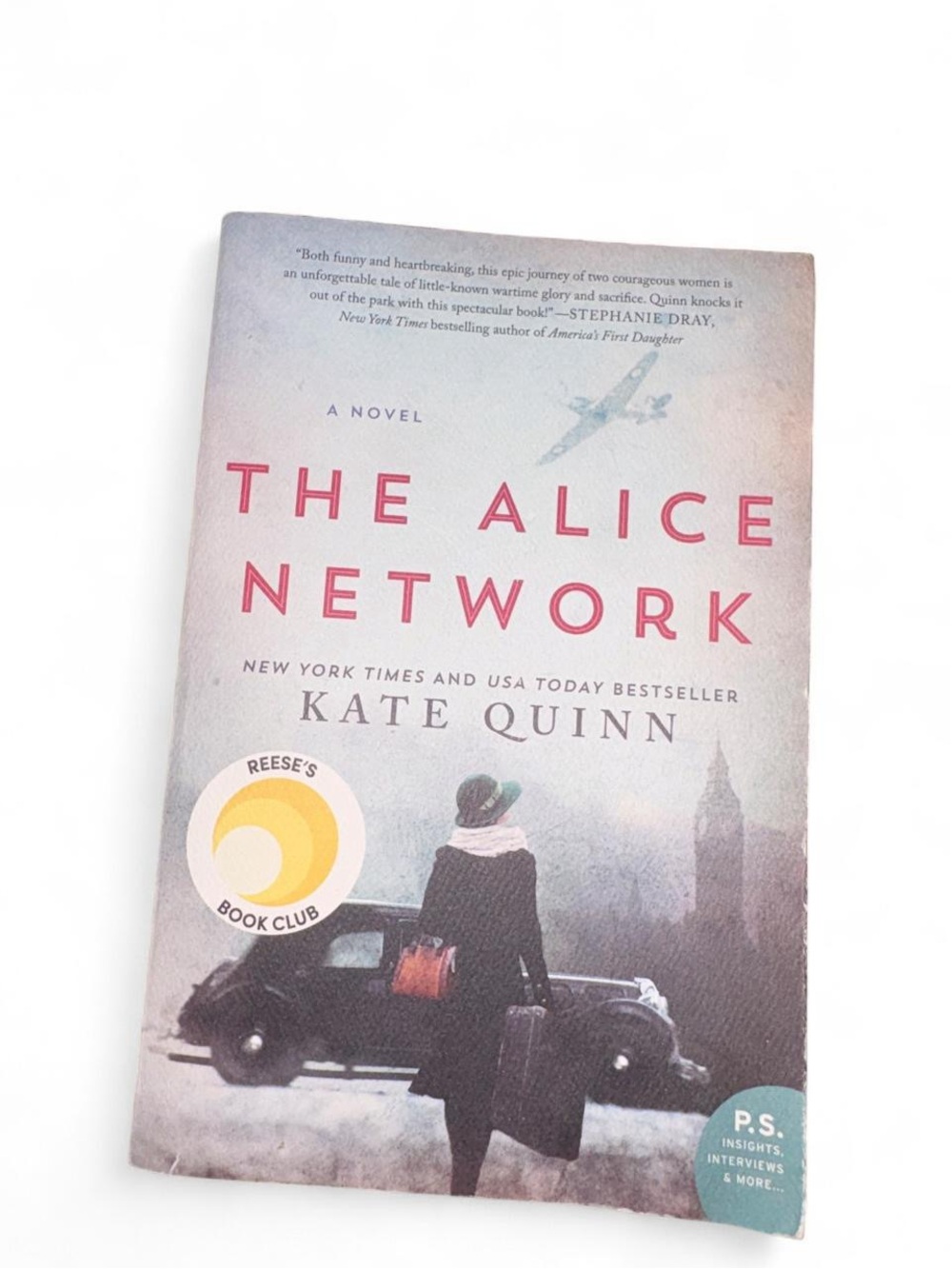 kate quinn The Alice Network Paperback - Gray and Pink Cover